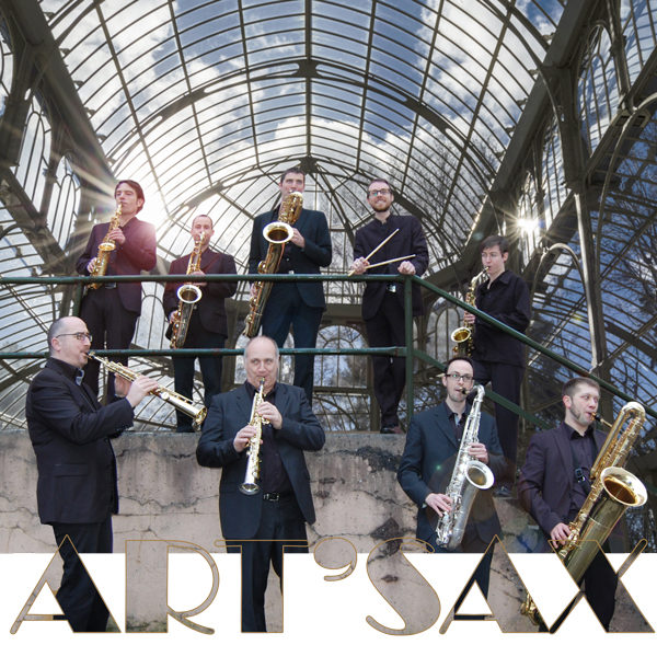 Photo officiel de l'octuor de saxophones art'sax